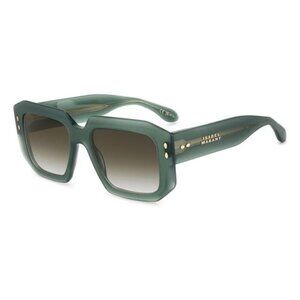New ISABEL MARANT Green Square IM 0143/S 1ED9K Sunglasses Women